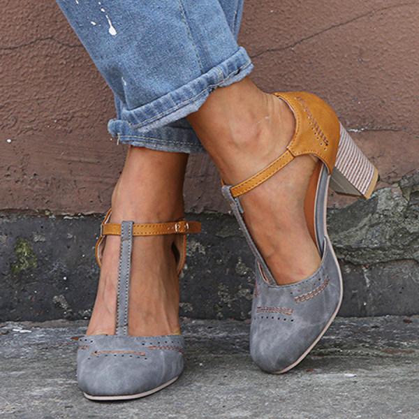 Marcia™ | Sandalias de Tacón y Estilo Retro