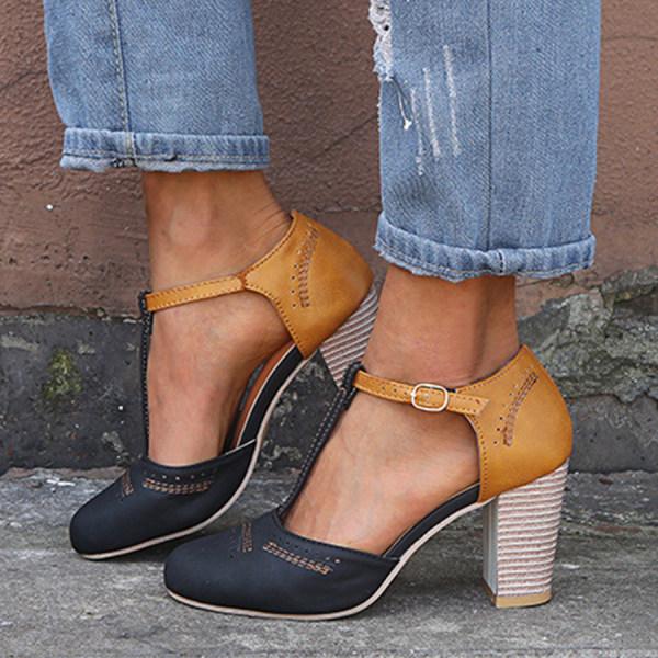 Marcia™ | Sandalias de Tacón y Estilo Retro