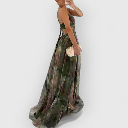 Gisela| Elegante vestido con encantador estampado floral