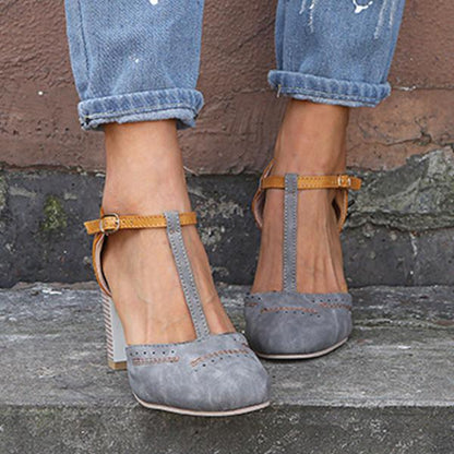 Marcia™ | Sandalias de Tacón y Estilo Retro