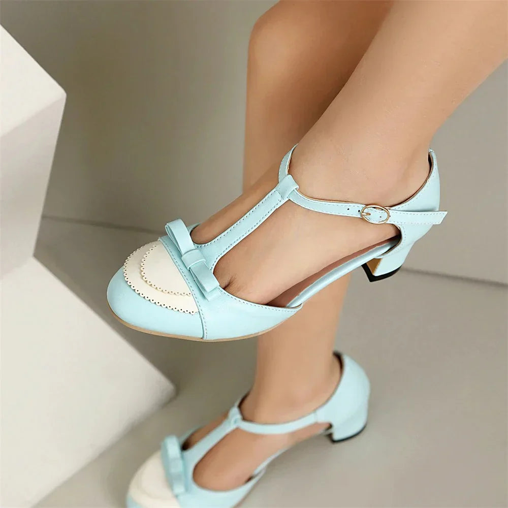 Pilar | Sandalias Elegantes Clásicas con Tacón